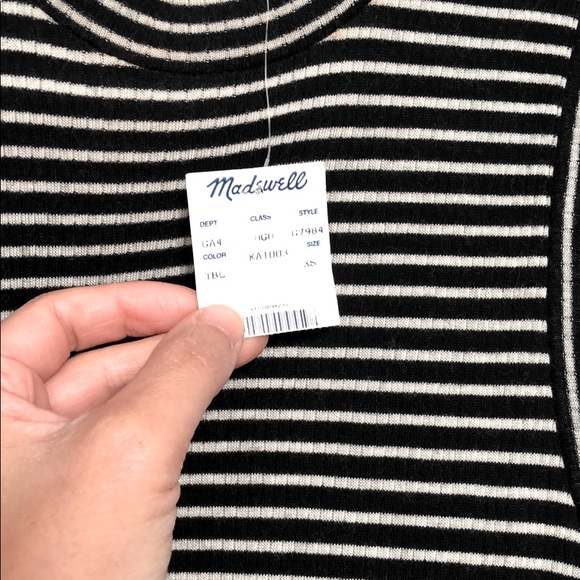 NWT Madewell Ribbed Mockneck Midi Dress SZ XS - Picture 5 of 7